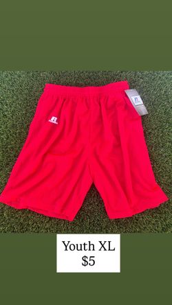 Boys mesh shorts red youth XL