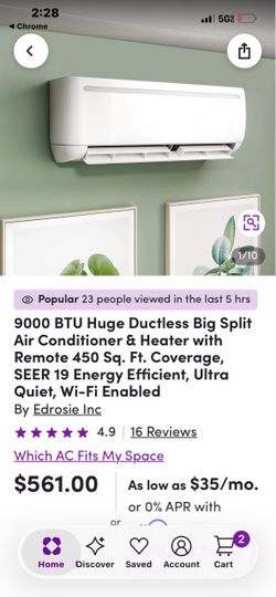 Ac and heater brand new  still in box