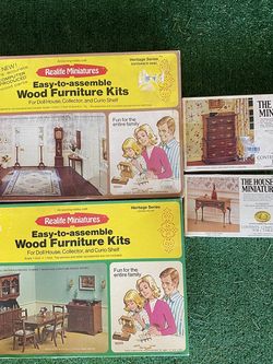 Vintage Doll House Furniture 