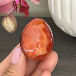Mini Red Carnelian Egg
