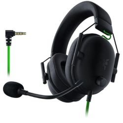 Razer BlackShark V2 X Gaming Headset: 7.1 Surround Sound - 50mm Drivers - Memory Foam Cushion - For PC, PS4, PS5, Switch - 3.5mm Audio Jack - Black