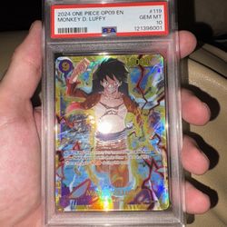 One Piece Luffy #119 OP09 Gem Mint 10