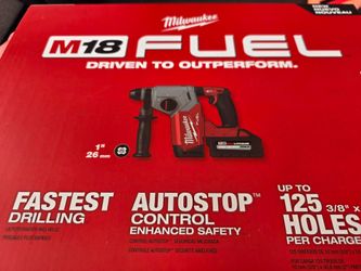 Brand new M18 FUEL 18V Lithium-Ion Brushless Cordless 1 in. SDS-Plus Rotary Hammer (Tool-Only)