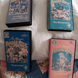 Fraggle Rock Vhs Tapes Volumes 1-4