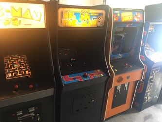 Just built arcade games 60 games included Pac-Man , Galaga 1 year warranty all new parts