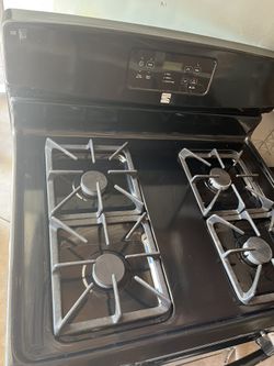 Black Gas Stove 