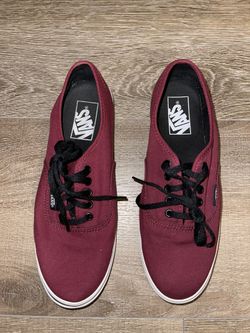 VANS Authentic Men's Port Royale Sneakers Burgundy/White