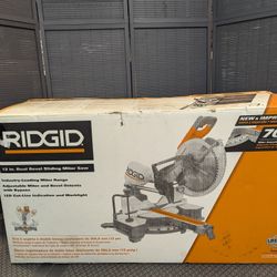 Ridgid 12in Dual Bevel Sliding Miter Saw 