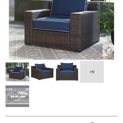 New Ashley furniture 3pc outdoor patio furniture seating