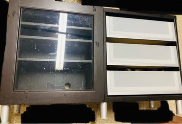 Ikea frosted glass cabinet