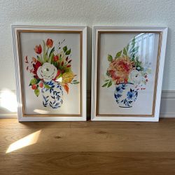 Set Of Two Framed Pictures