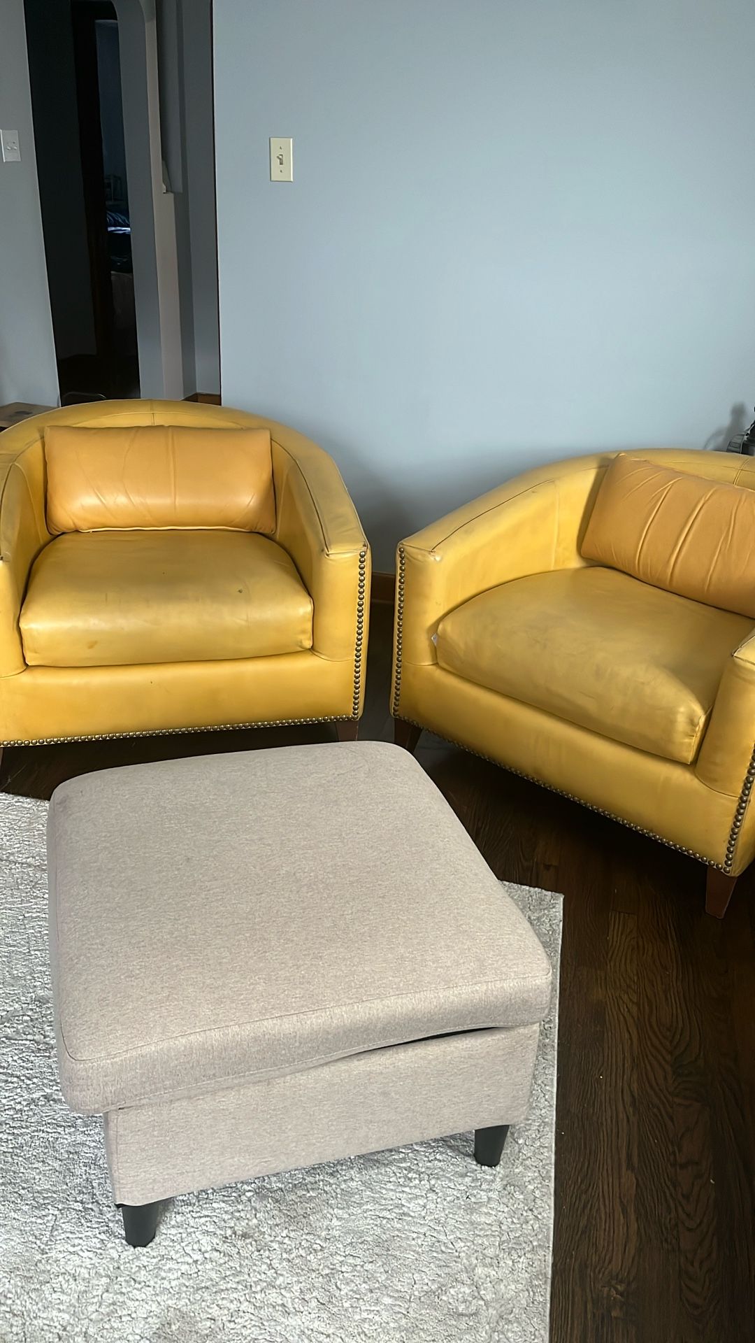 Leather sofa
