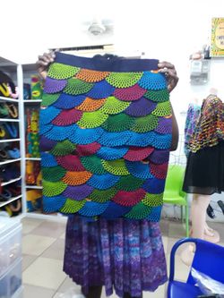 African print skirt - size 14 to 16
