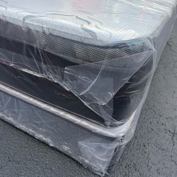 Queen Mattress Set PillowTop – Brand New –  Same Day Delivery Available 🚚