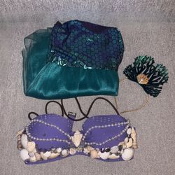 handmade women's mermaid costume ( Please Read Description Below)