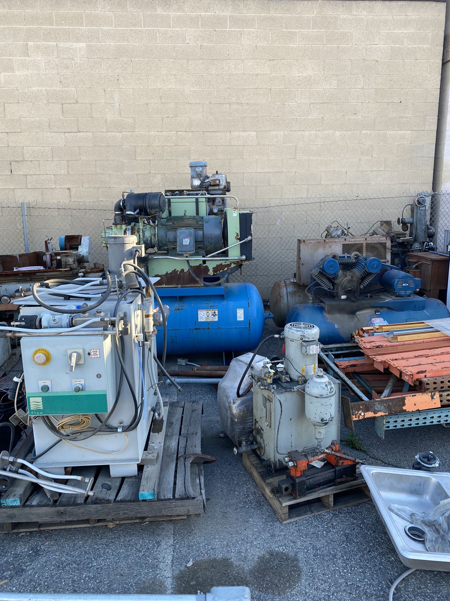 Mills, lathe, OD/ID grinder, saw and Air Compressor for Sale in