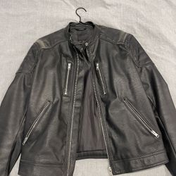Black Leather Jacket (feax)