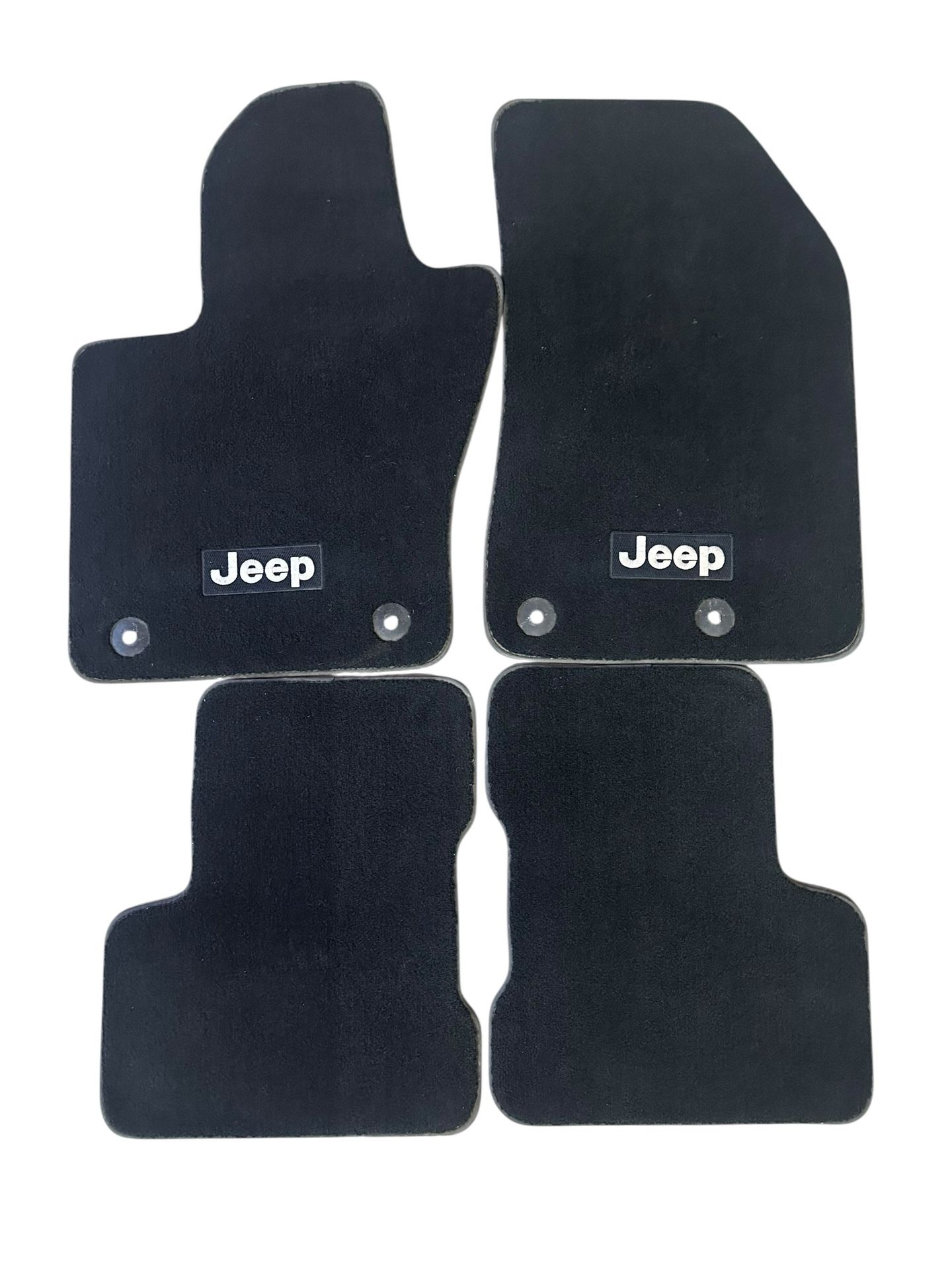 OEM Jeep Black Carpeted Floor Mats – Complete Set of 4
