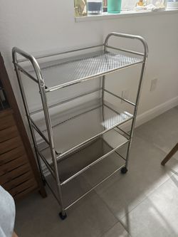 Stainless steel storage cart