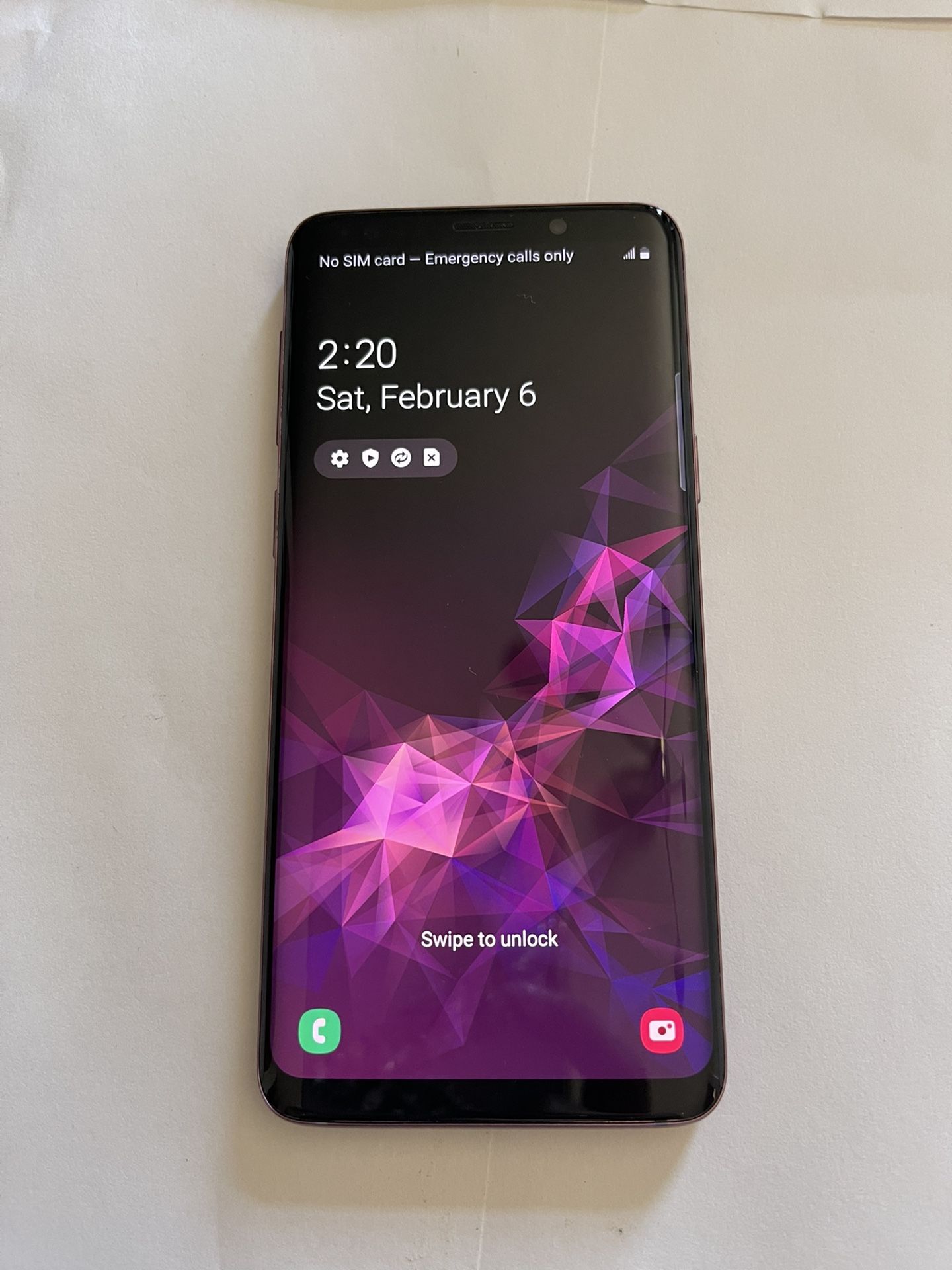 Samsung galaxy s9 (64gb) unlocked , sold with store warranty