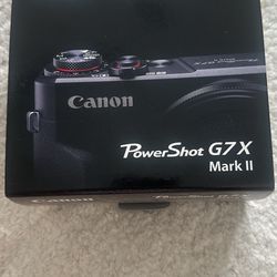 Canon G7x Mark ii