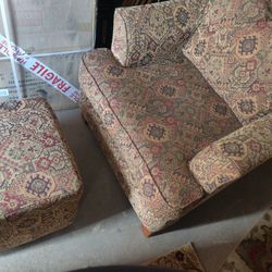 Sofa Chair And Ottoman
