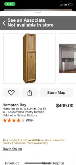 Hampton Bay Pantry Cabinet