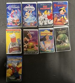 Disney Vhs Tapes
