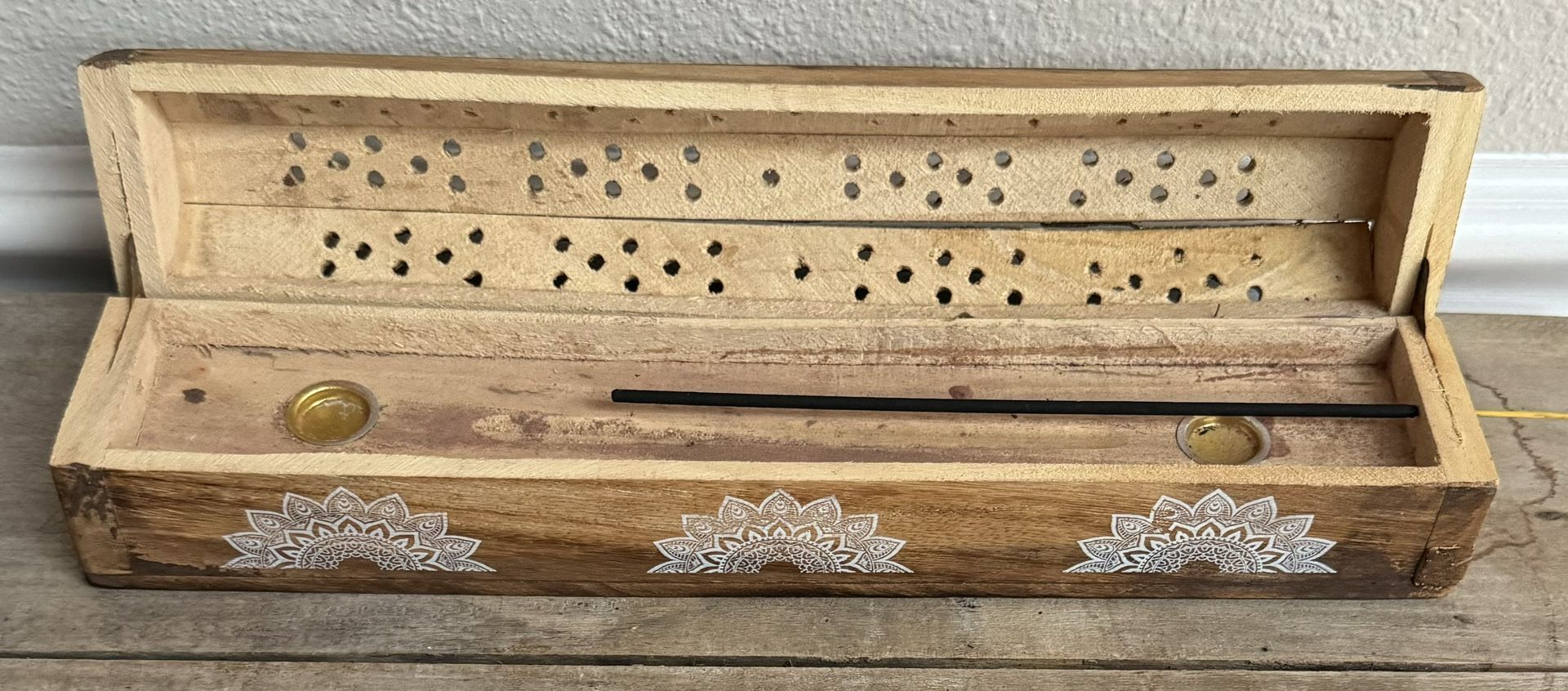 Incense Burner with Built in Storage for Sticks just $5 xox