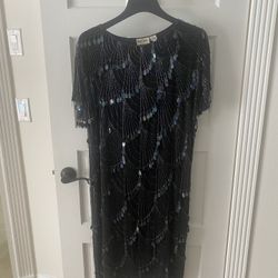 Vintage Oleg Cassini Sequin Dress