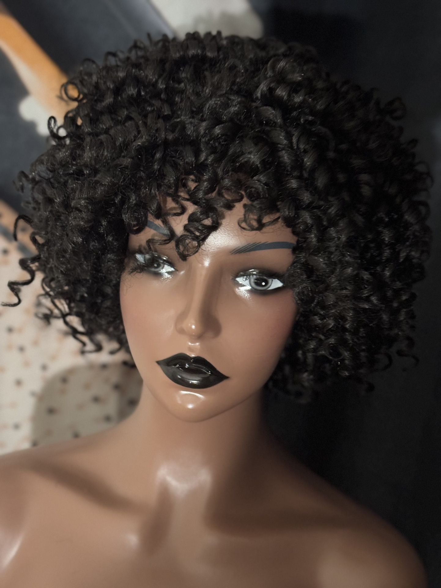 Blended Curl wig 1b Color