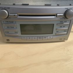 Original 2009 Toyota Camry Radio/6-Disc CD Changer