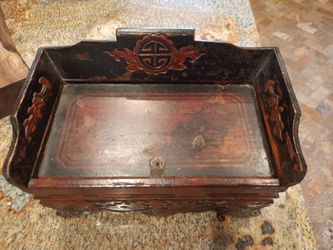 Altar Table or Jewelry Box with hidden compartments