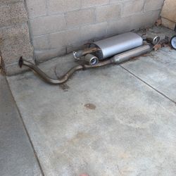 Subaru BRZ Stock Muffler And Down Pipe