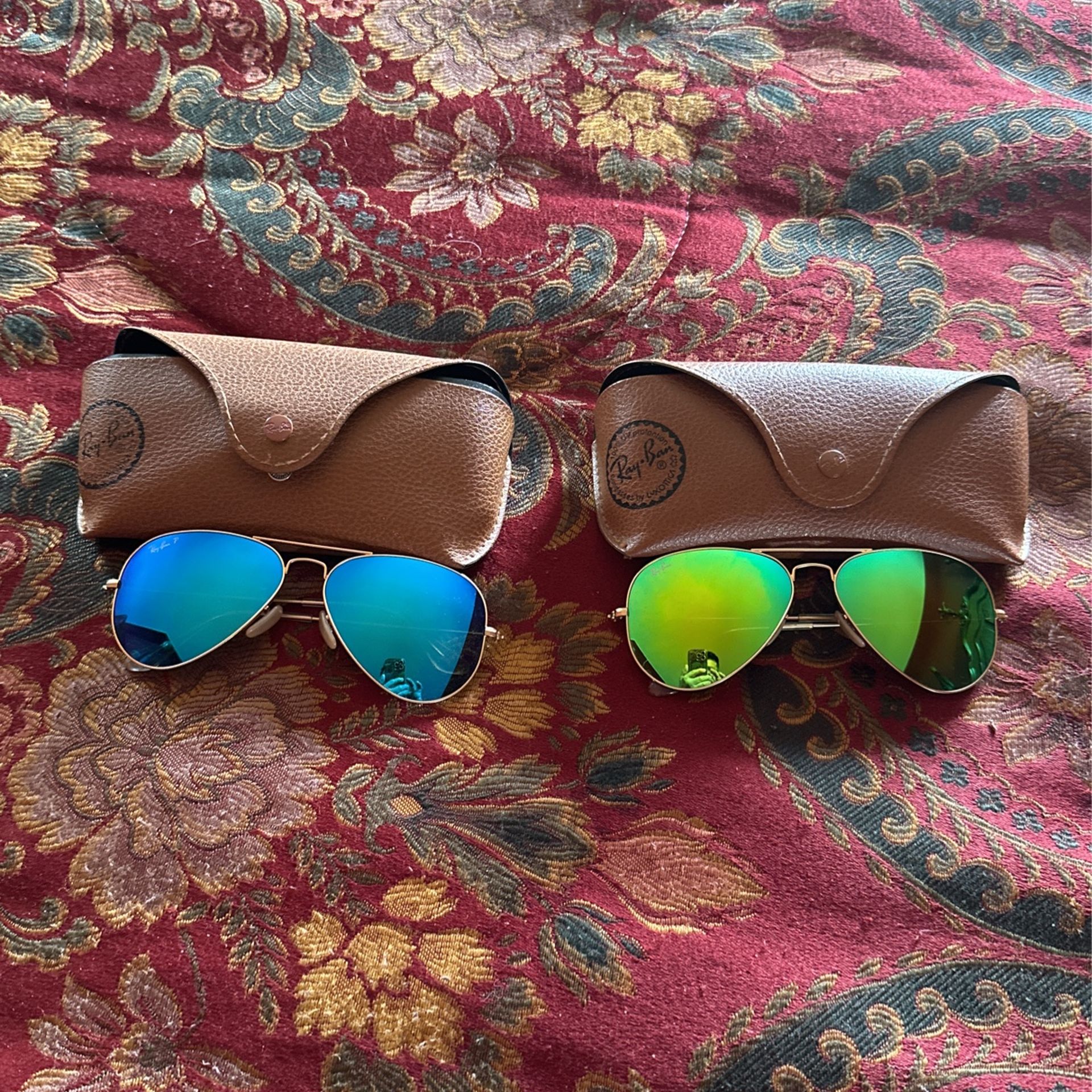 Ray Ban Sun Glasses With Case