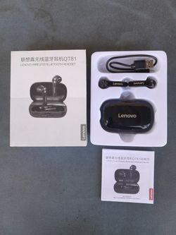LENOVO Wireless Bluetooth Earbuds QT81 (New)