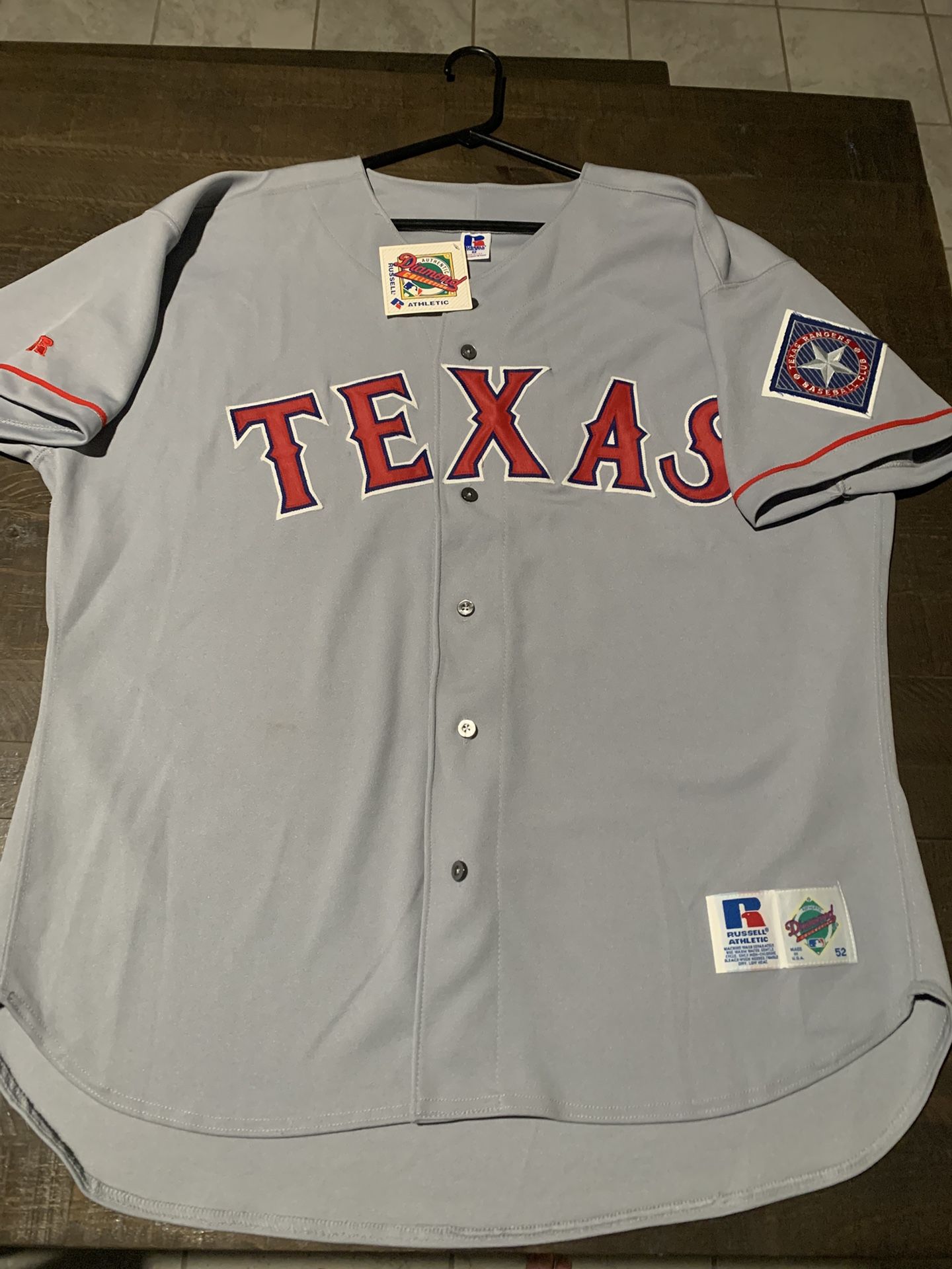 Texas Rangers Authentic Russell Jersey