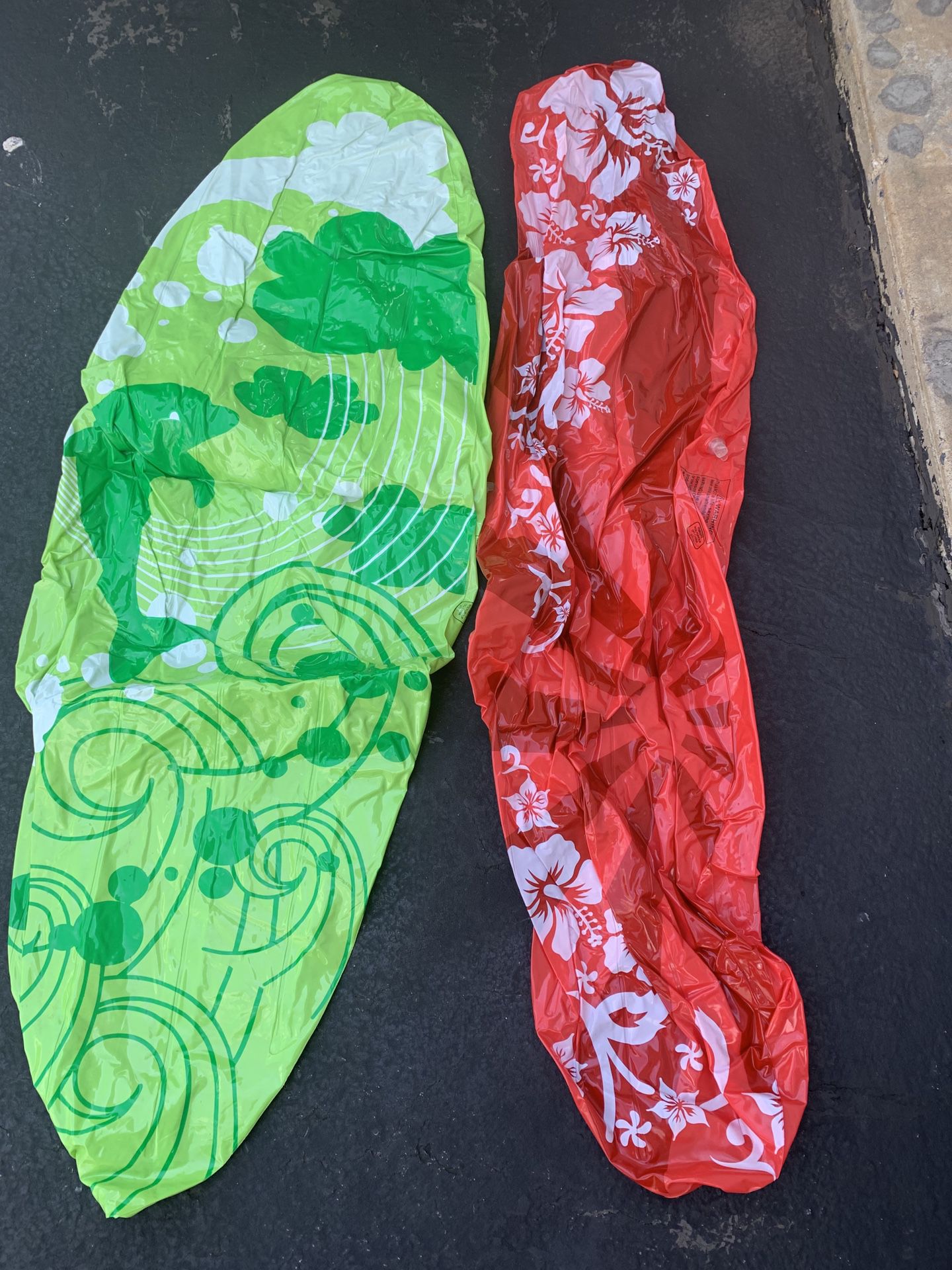 Two new blowup surfboards