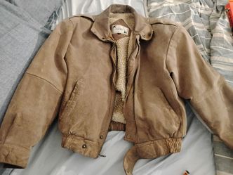 Phase 2 Men's Md. Genuine Leather Bomber Jacket