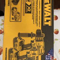  DEWALT 20-Volt MAX XR Cordless Brushless Hammer Drill/Impact Combo Kit (2-Tool) with (2) 20-Volt 4.0Ah Batteries & Charger