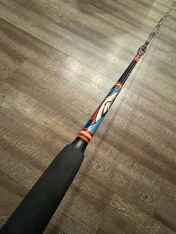 Calstar BT 8’ Heavy Glass salt water conventional fishing rod.