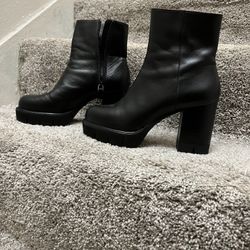 Size 6 Black Booties