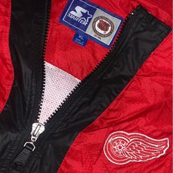 RARE Vintage Starter NHL Red Wings Windbreaker RARE