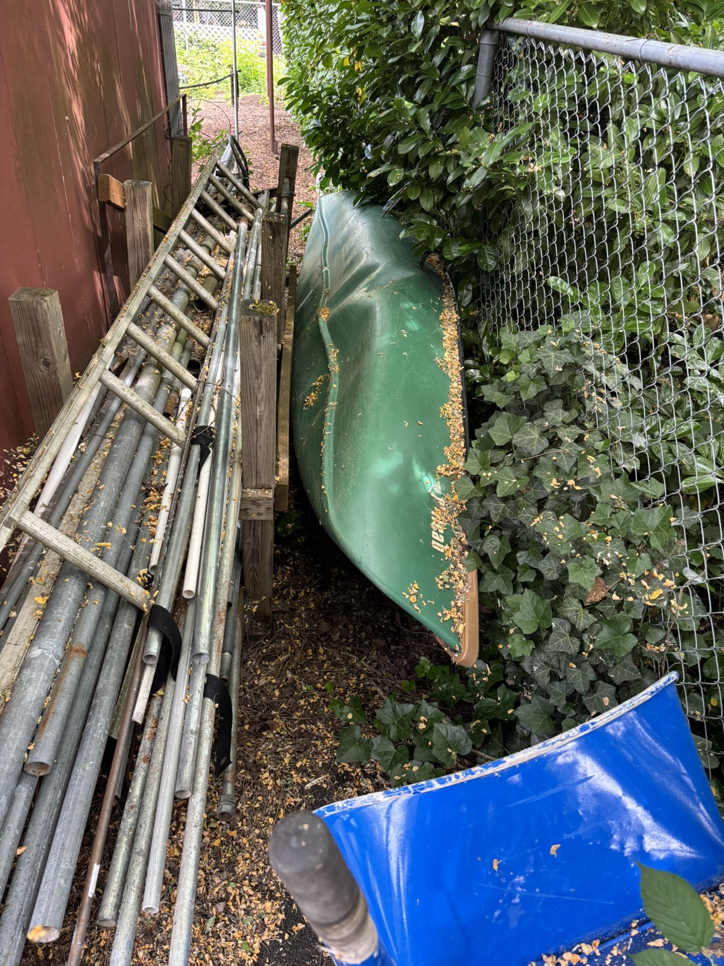 Canoe With Paddles