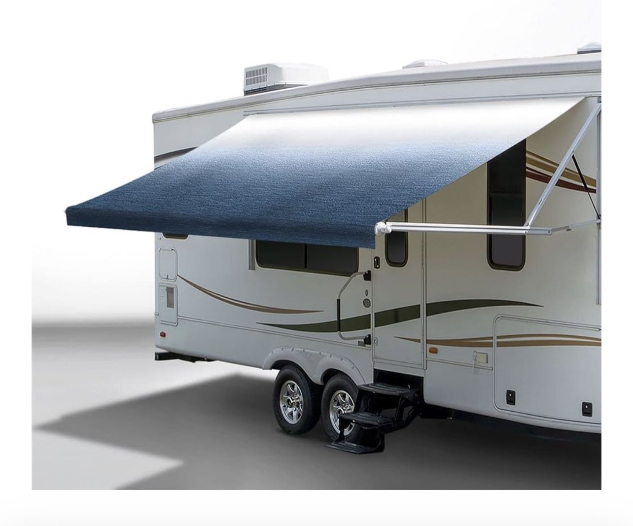 RecPro 15' RV Awning Replacement Fabric 14’1” Wide 8’ Extension UV Water Resist