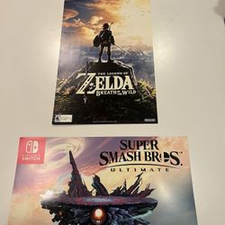 Limited Edition Double Sided Nintendo Posters