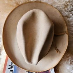 Vintage Midcentury STETSON 3x Beaver Cowboy Hat 