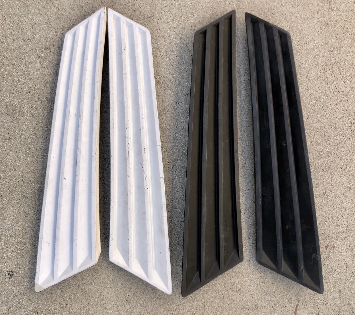 Ford Mustang Foxbody Notchback Coupe Quarter Window Louvers 79-86 LX 