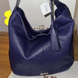 Brand New Indigo Coach Purse