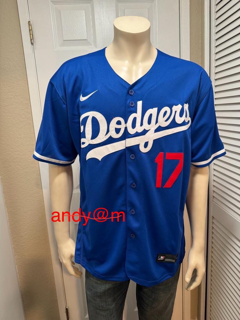  Los Angeles Dodgers  Shohei Ohtani #17 Blue  Stitched Jersey 